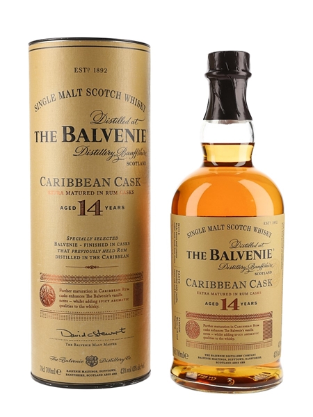 Balvenie 14 Year Old Caribbean Cask  70cl / 43%