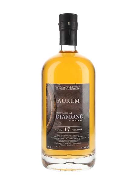 Diamond Aurum 2002 17 Year Old Bottled 2019 70cl / 51.8%