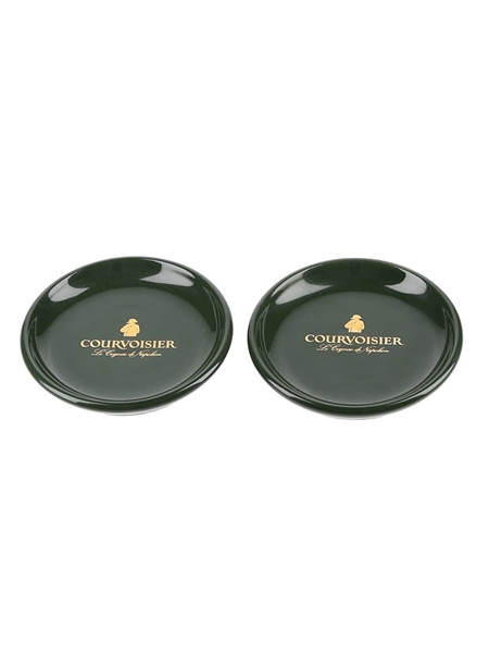 Courvoisier Cognac Ashtray  2 x 11cm x 11cm