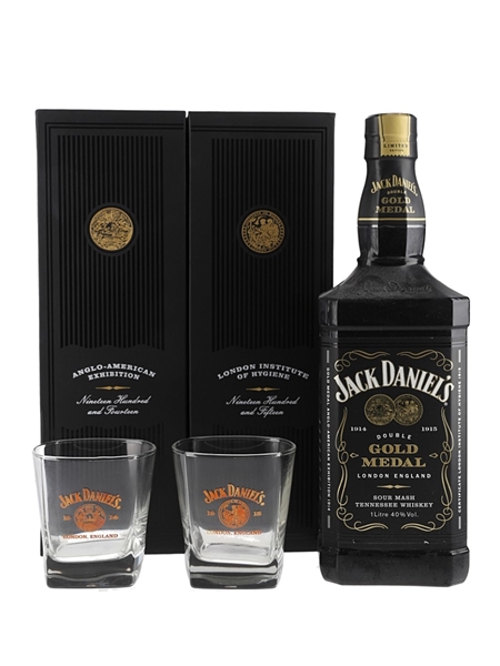 Jack Daniel's Double Gold Medal Glass Pack 100cl / 40%