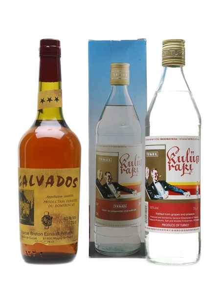 Marcel Breton Calvados & Tekel Raki  2 x 70cl