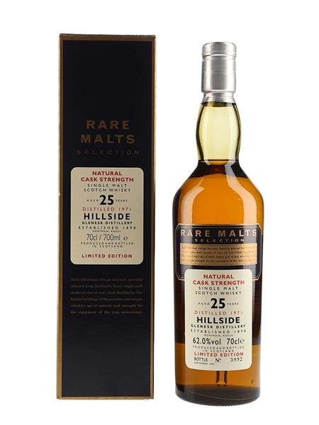 Hillside 1971 25 Year Old Bottled 1997 - Rare Malts Selection 70cl / 62%