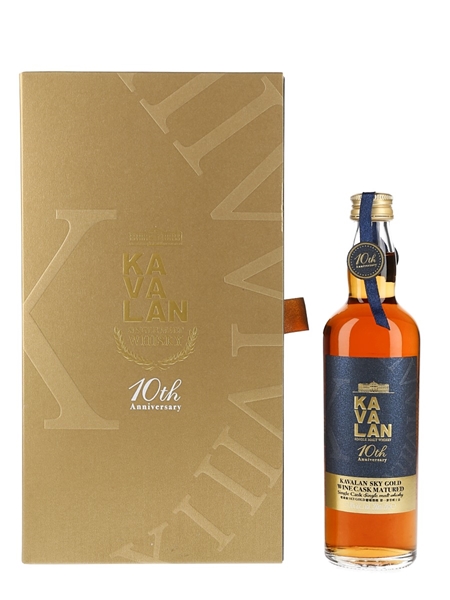 Kavalan 10th Anniversary Bottled 2019 - Wine Matured 20cl / 57.8%