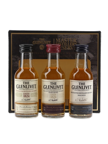 Glenlivet Master Distiller's Reserve Selection  3 x 5cl / 40%