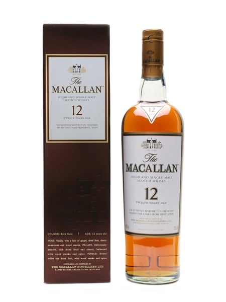 Macallan 12 Year Old Sherry Oak 70cl / 40%