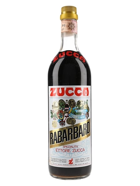 Zucca Elixir Rabarbaro Bitters Bottled 1970s 100cl / 16%