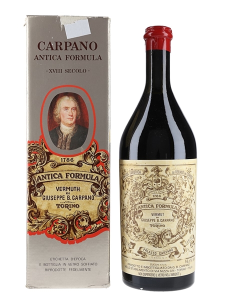 Carpano Antica Formula Vermouth Bottled 1980s 100cl / 16.5%