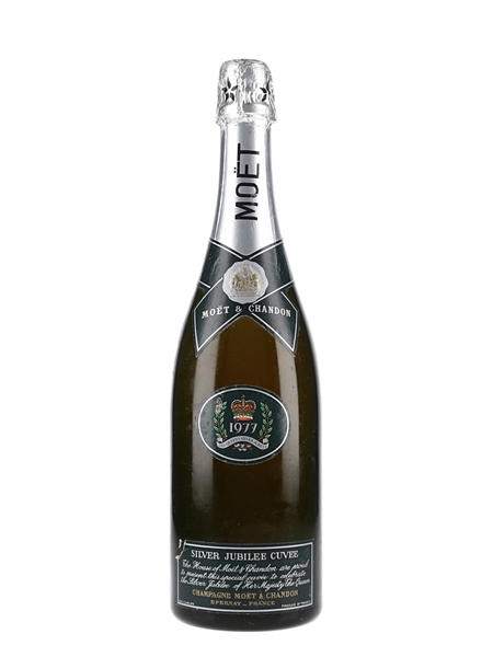 Moet & Chandon Silver Jubilee Cuvee Bottled 1977 75cl