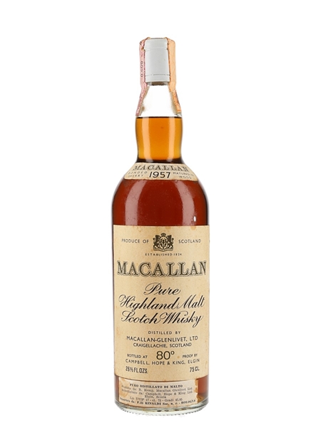 Macallan 1957 Campbell, Hope & King Bottled 1970s - Rinaldi 75cl / 46%