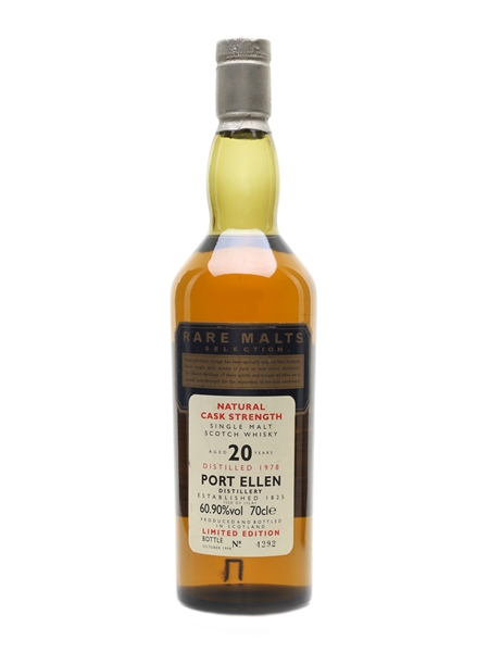 Port Ellen 1978 20 Year Old Bottled 1998 - Rare Malts Selection 70cl / 60.9%