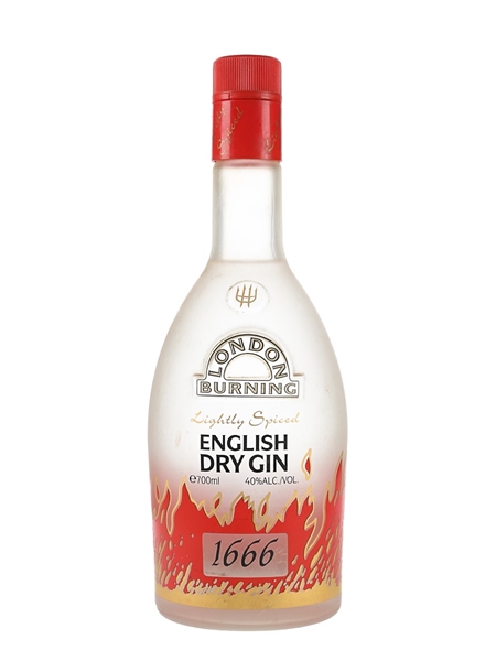 London Burning English Dry Gin Lightly Spiced 70cl / 40%