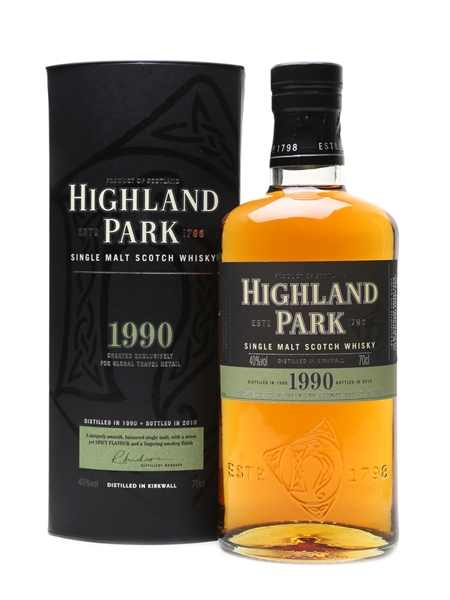 Highland Park 1990 Bottled 2010 - Travel Retail 70cl / 40%