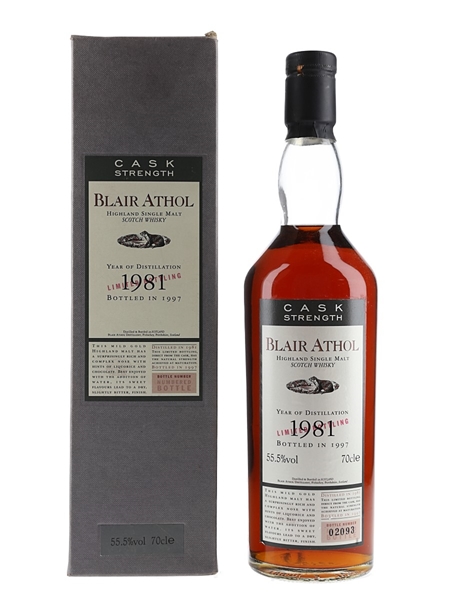 Blair Athol 1981 Bottled 1997 - Flora & Fauna 70cl / 55.5%