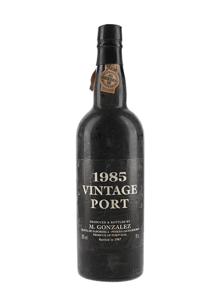 M.Gonzalez 1985 Vintage Port Quinta De Sabordela - Bottled 1987 75cl / 20%