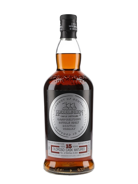 Hazelburn 2006 15 Year Old Oloroso Cask Matured Bottled 2022 70cl / 54.2%