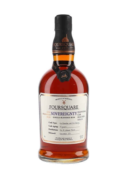 Foursquare Sovereignty 14 Year Old Bottled 2021 - Exceptional Cask Selection Mark XIX 70cl / 62%