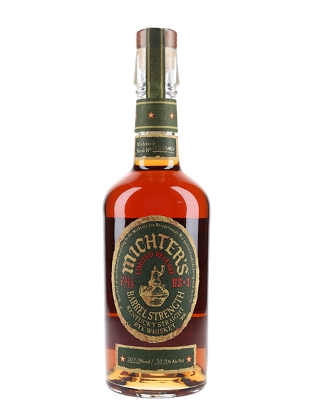 Michter's US*1 Barrel Strength Rye Whiskey Bottled 2021 70cl / 53.9%