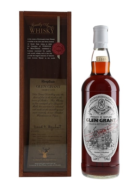 Glen Grant 1958 Bottled 2009 - Gordon & MacPhail 70cl / 40%