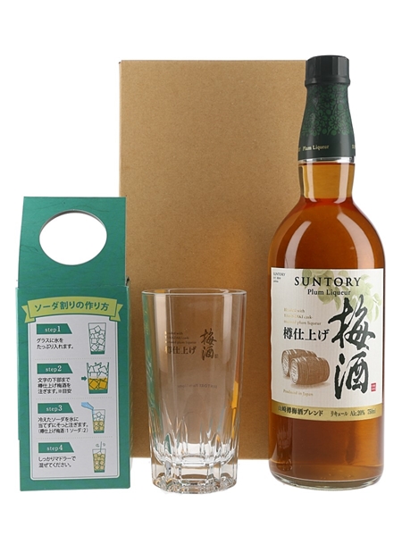 Suntory Plum Liqueur - Glass Gift Pack  75cl / 20%