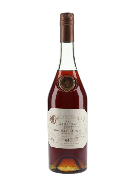 Domaine De Cepede 1938 Bas Armagnac Bottled 1990 - Castelsegur 70cl / 41.1%