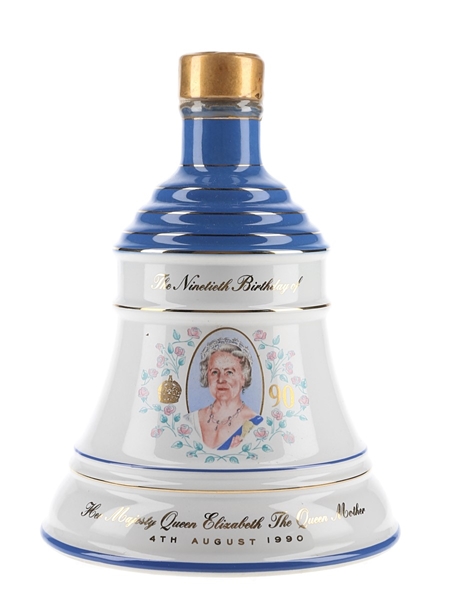 Bell's Ceramic Decanter The Queen Mother's 90th Birthday 75cl / 43%