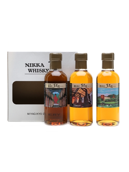 Nikka Miyagikyo 51 Set  3 x 18cl / 51%