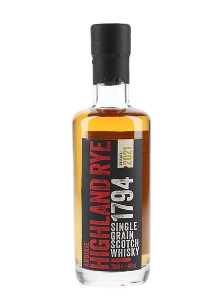 Arbikie Highland Rye 1794 2021 Release - New Charred American Casks 20cl / 48%