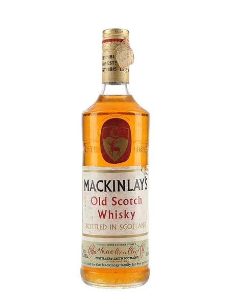 Mackinlay's Bottled 1970s 75.7cl / 40%