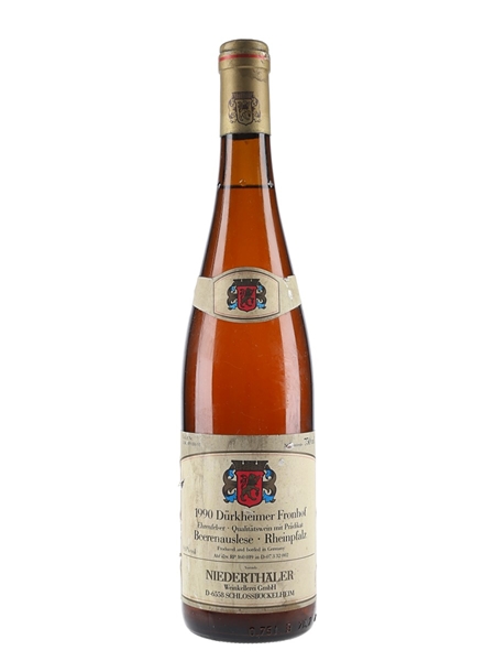 Schlossbockelheimer Beerenauslese 1990 Niederthaler - Durkheimer Fronhof 75cl / 9%