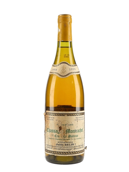 Chassagne Montrachet Jules Belin 1994 Premier Cru - La Maltroie 75cl / 13.5%