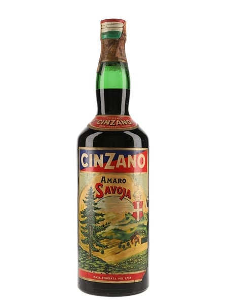 Cinzano Amaro Savoia Liqueur Bottled 1950s 100cl / 38.5%