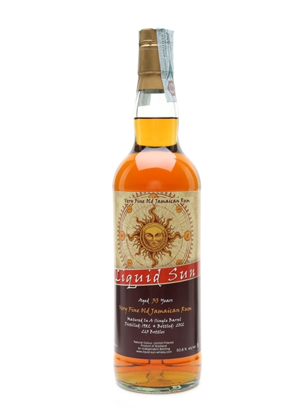 Liquid Sun 1982 Single Barrel Jamaica Rum Bottled 2012 70cl / 50.8%