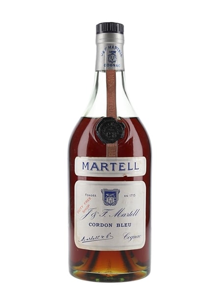 Martell Cordon Bleu Bottled 1970s-1980s - Duty Free 70cl