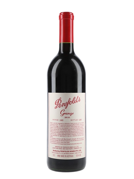 Penfolds 1983 Grange Bin 95 Bottled 1985 - Recorked 2016 75cl / 13%