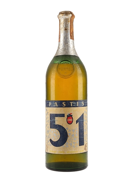 Pernod Pastis 51 Bottled 1960s-1970s 100cl / 45%