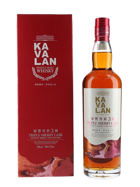 Kavalan Triple Sherry Cask Bottled 2021 70cl / 40%