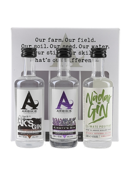 Arbikie Gift Pack  3 x 5cl / 43%