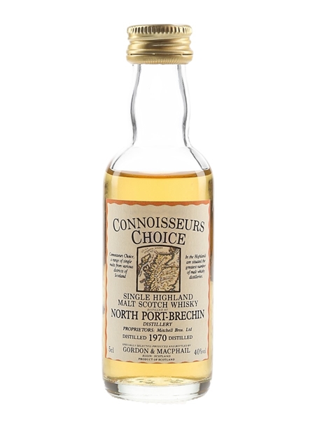 North Port Brechin 1970 Connoisseurs Choice Bottled 1990s - Gordon & MacPhail 5cl / 40%