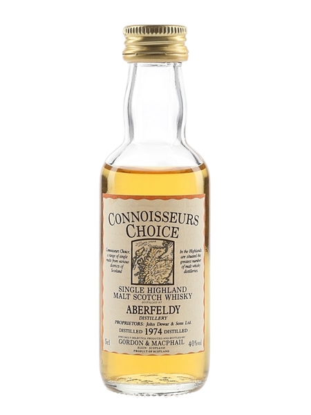 Aberfeldy 1974 Connoisseurs Choice Bottled 1990s - Gordon & MacPhail 5cl / 40%