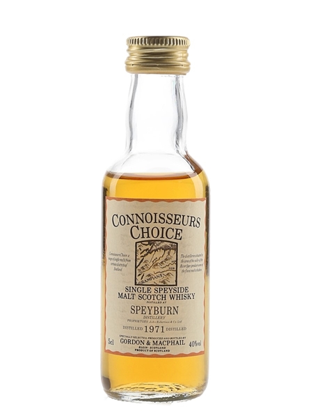 Speyburn 1971 Connoisseurs Choice Bottled 1990s - Gordon & MacPhail 5cl / 40%