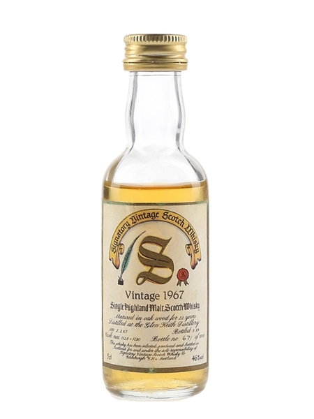 Glen Keith 1967 22 Year Old Bottled 1989 - Signatory Vintage 5cl / 46%