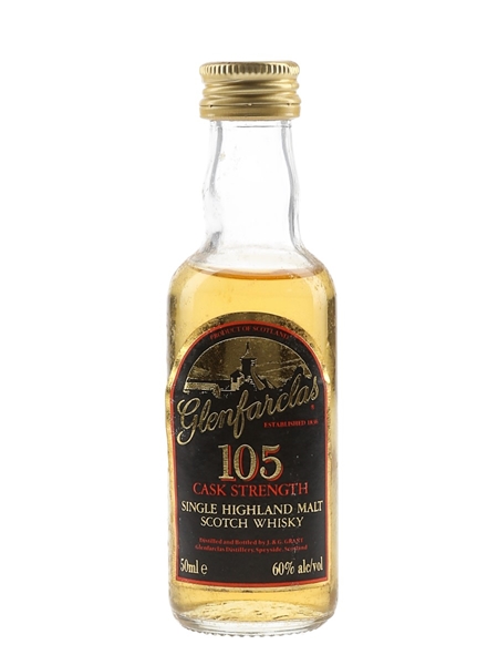 Glenfarclas 105 Cask Strength Bottled 1980s 5cl / 60%