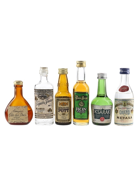 Assorted Spirits  6 x 3cl-5cl