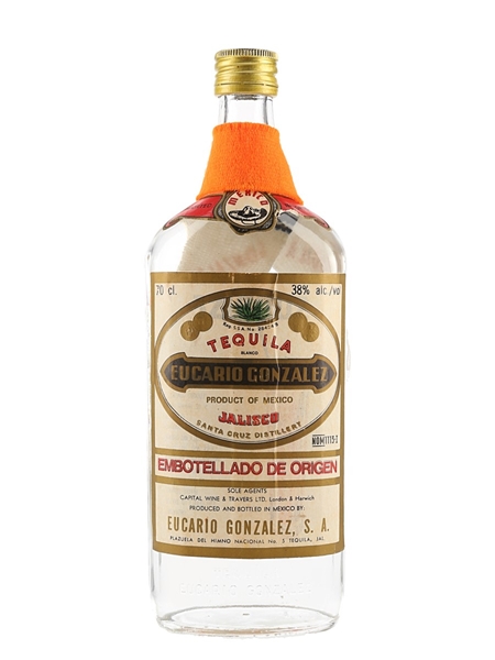 Eucario Gonzalez Tequila Blanco Bottled 1980s 70cl / 38%