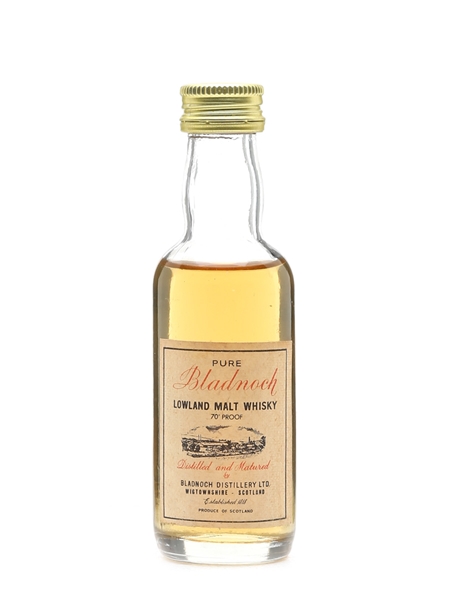 Bladnoch Pure Malt Bottled 1970s 5cl / 40%