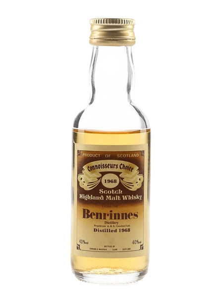 Benrinnes 1968 Connoisseurs Choice Bottled 1980s - Gordon & MacPhail 5cl / 40%