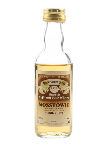 Mosstowie 1970 Connoisseurs Choice Bottled 1980s - Gordon & MacPhail 5cl / 40%