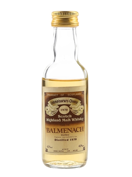 Balmenach 1970 Connoisseurs Choice Bottled 1980s - Gordon & MacPhail 5cl / 40%