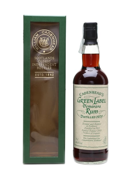 Cadenhead's Green Label 1975 Demerara Rum  70cl / 40.6%