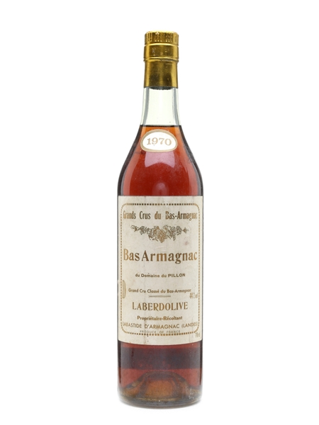 Laberdolive 1970 Bas Armagnac Domaine Du Pillon 70cl / 44%